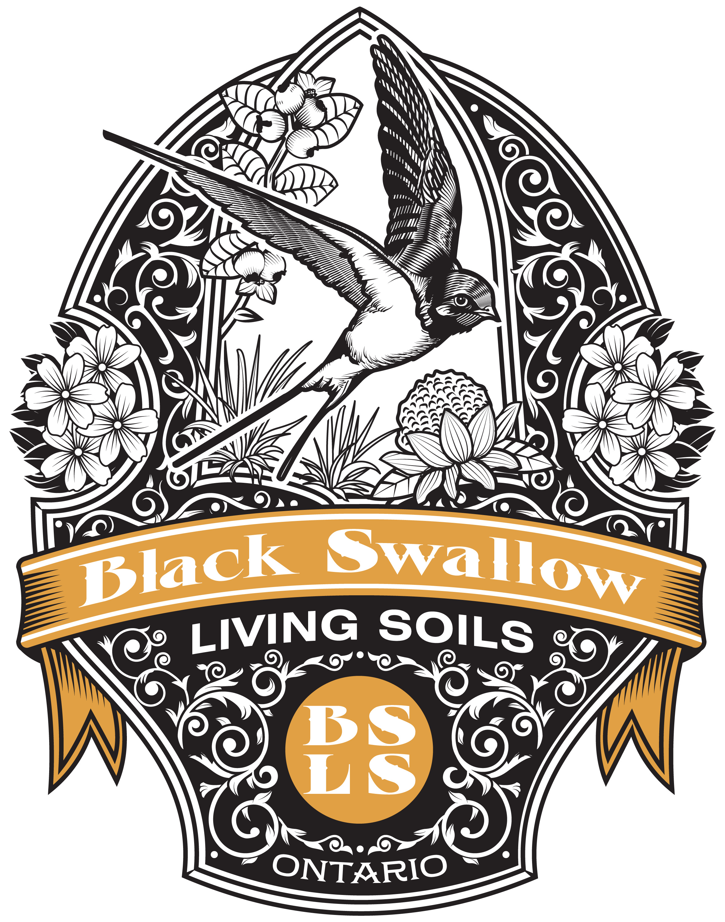 Black Swallow logo